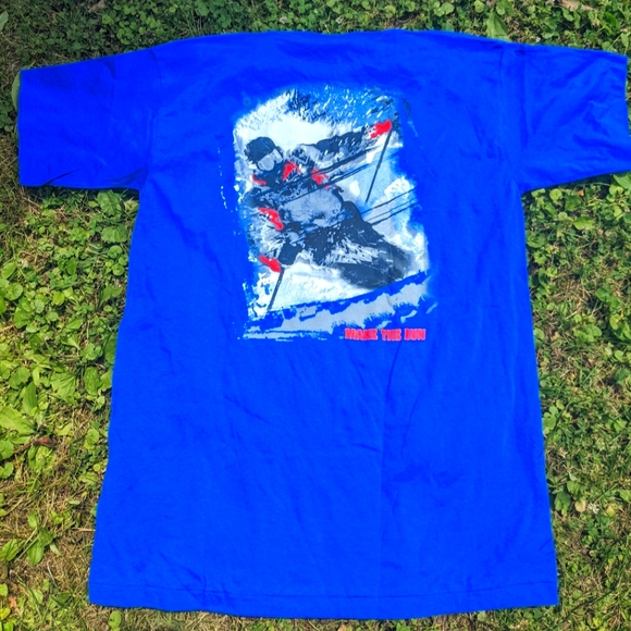 Vintage Marlboro Ski Adventure Gear‎ Promo Shirt Single Stitch XL - Picture 1 of 9